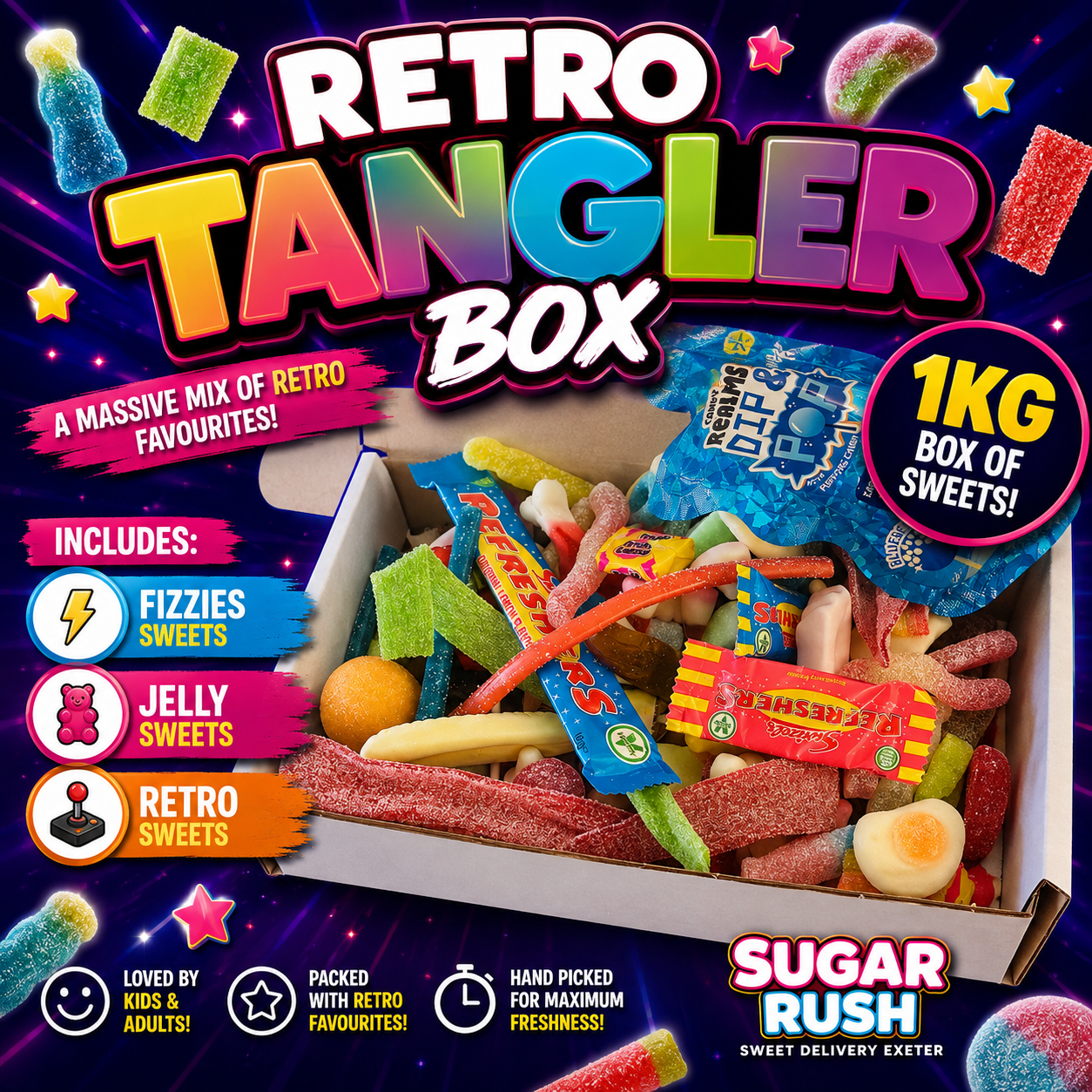 Retro Tangler Kilo Box