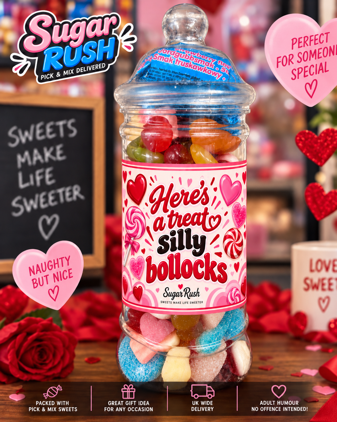 Here’s a Treat - Naughty Sweet Jar
