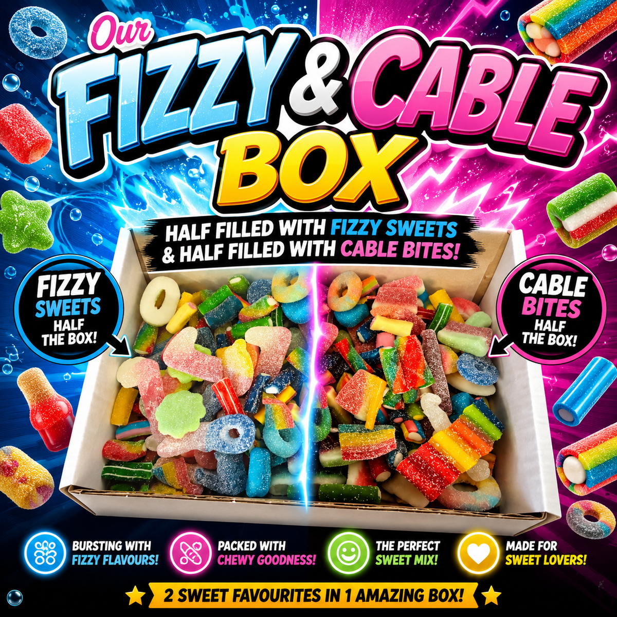 Fizzy & Cable Kilo Box