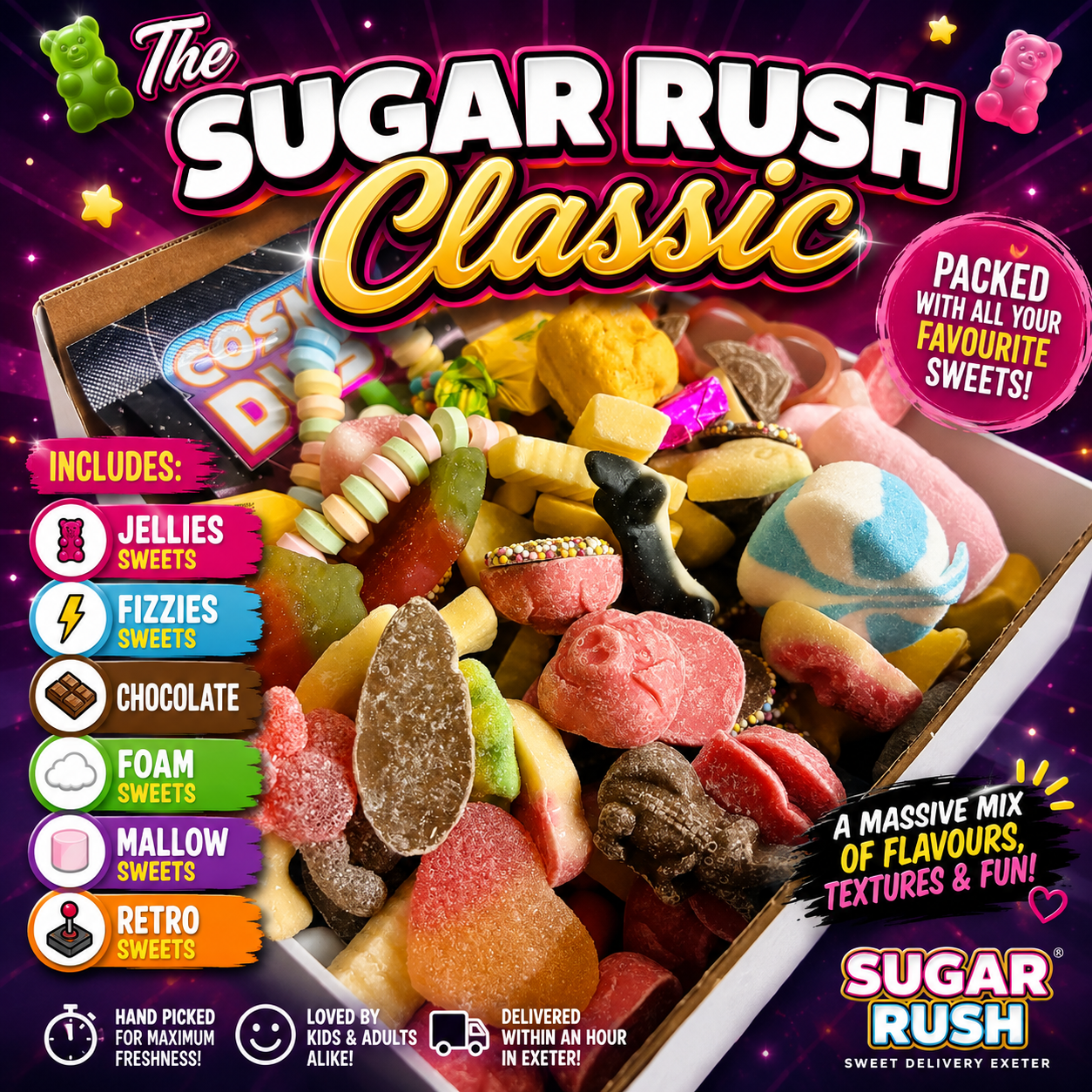Sugar Rush Classic Kilo Box