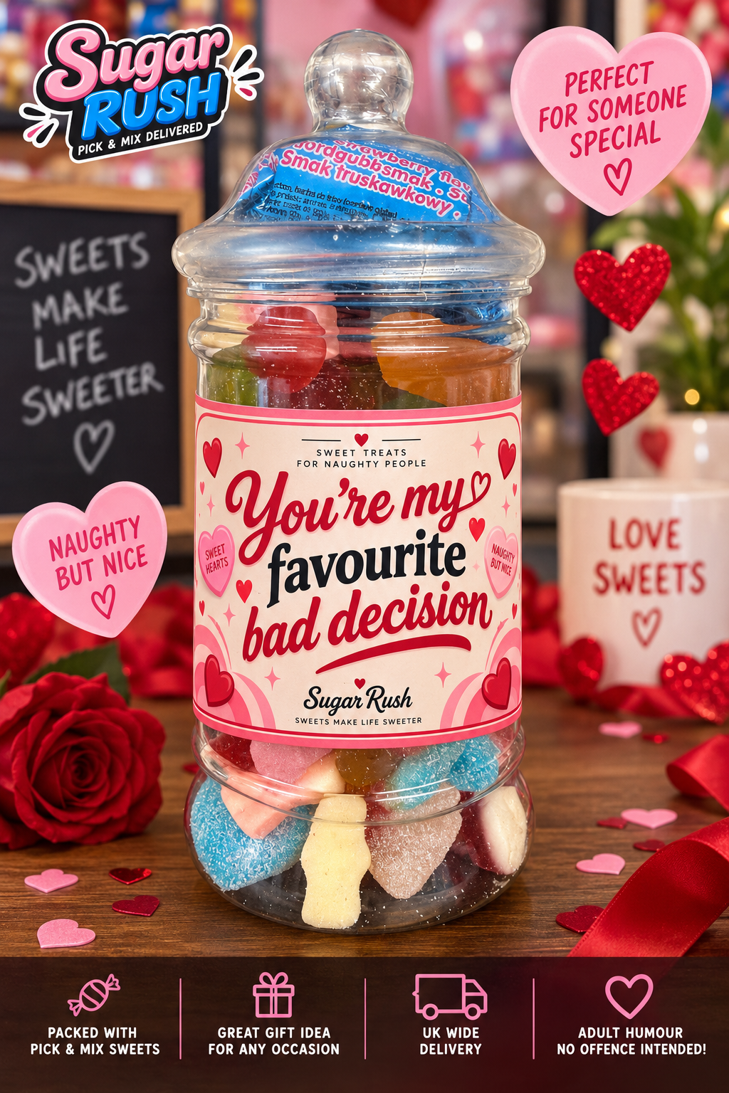 Favourite Bad Decision - Naughty Sweet Jar