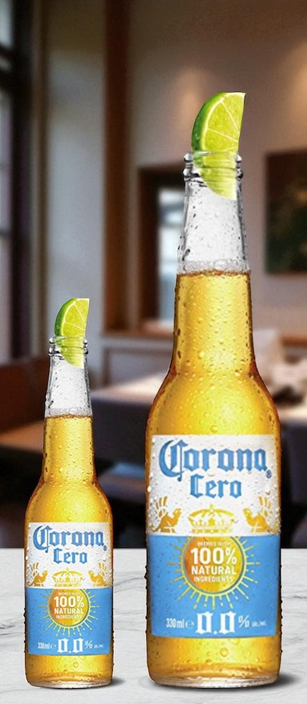 2 x Corona Zero + Fresh Lime